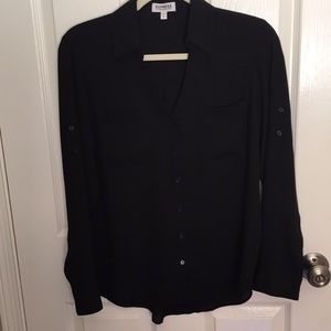 EXPRESS Black Dress Shirt
